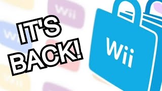 The WII SHOP CHANNEL is BACK and its AWESOME [upl. by Ycnalc763]