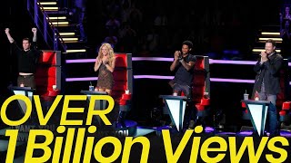 MOST WATCHED THE VOICE PERFORMANCE OF ALL TIME  TOP 10 AUDITIONS [upl. by Sulamith521]