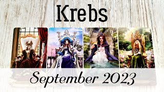 KREBS  September 2023  Am Ende wird alles zu Deinen Gunsten sein🌟Tarot [upl. by Seidnac635]