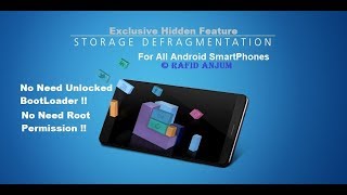 How To Defragment Android  HUAWEI  HONOR  EMUI 8  Android Oreo 80 [upl. by Sutphin]