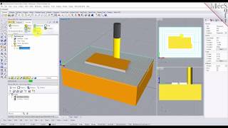 RhinoCAM 2018 2½ Axis Introduction [upl. by Nayra]