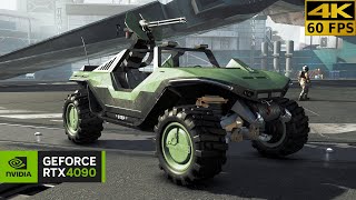 4K Starfield Ultra Realistic Graphic Car Mods  M12S Warthog standalone  RTX 4090 [upl. by Wilfreda]