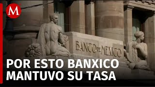 Banxico mantiene su tasa de interés en 11 ¿Por qué no ha disminuido [upl. by Adleme300]