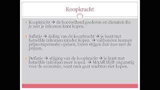 Inflatie en Koopkracht 4 Mavo Pincode 5e editie jufgoksencom [upl. by Nosnej]