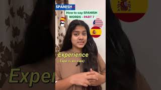 Learn SPANISH Words in Seconds⏱️Daily Vocabulary ✨English to Spanish shorts youtubeshorts learn [upl. by Denna939]