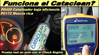 Funciona el liquido para Limpiar el catalizador prueba real en auto con codigo P0420 Y P0172 [upl. by Reichel]