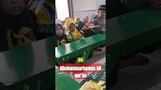 ALLOHUMMARHAMNA BIL QURAN bintiabdullah6635 kopihitam santri santrikeren 2024 [upl. by Annayd862]