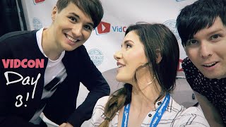 Meeting Phan And Parties VIDCON 2015 Day 3 Vlog  Melanie Murphy [upl. by Deer949]