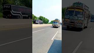 cheema Bros nan Ac bus vsDawoo bus race full shooter motorway 😡💯shortsvideo travel yutube vlog [upl. by Boggers]