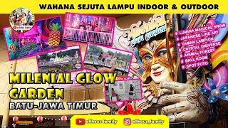 Milenial Glow Garden Batu  Tempat Wisata Bertabur Cahaya [upl. by Gnak]