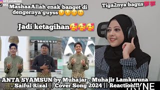 ANTA SYAMSUN by Muhajar  Muhajir Lamkaruna  Saiful Rizal  Cover Song 2024  Reaction [upl. by Anitteb]