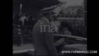 FARMAROC  Defilé des FAR à Tétouan le 18 novembre 1958 [upl. by Pavla194]