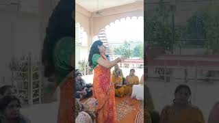 Damroo baje din Raat bhole tere Mandir mein bhajan YouTube short video [upl. by Bast248]