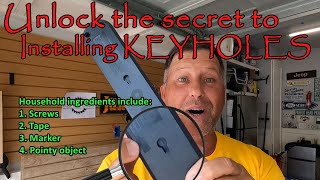 Defeat the key hole slots Unlock the secret to easily hang items with keyholes [upl. by Horter773]