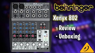 Mezcladora consola Xenyx 802 Tutorial Review Y Unboxing [upl. by Aicerg]