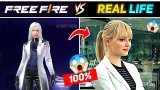 FREE FIRE CHARACTERS IN REAL LIFE  FREE FIRE ALL IN CHARACTERS REAL LIFE [upl. by Nois]