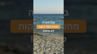 מה עושים כשיש התרעה בחוף הים [upl. by Ayerdna747]