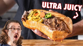 The Greatest Roast Beef Sandwich Ever Italian Beef [upl. by Airun825]