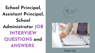 PART 1 Thoughts to Consider for the ASSISTANT PRINCIPAL Job Interview APandNewPrincipalsAcademy [upl. by Hurd]