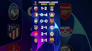 Resultados jornada 1 día 3 Champions League 2024  2025  Resultados champions league hoy [upl. by Elatsyrk326]