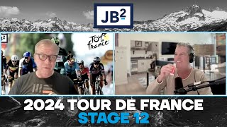 Injured in the spring fresh at the Tour  Tour De France 2024 Stage 12  JB2 [upl. by Bradney]