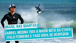 GABRIEL MEDINA COLOCA JACK ROBINSON NAS CORDAS E SALVA O DIA BRASILEIRO EM PENICHE [upl. by Uot]