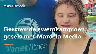 Gestremde swemkampioen Minke Janse van Rensburg gesels met Maroela Media [upl. by Nedra]