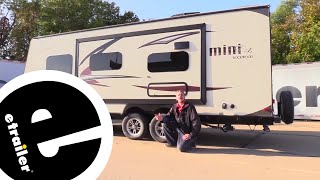 Dexter Axle Torflex Lift Kit Installation  2018 Forest River Rockwood Mini Lite Travel Trailer [upl. by Saretta]