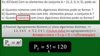 Análise Combinatória 12  Quando Usar ARRANJOS ou COMBINAÇÕES Simples CC V228 [upl. by Emanuele577]