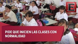 CNDH llama a CNTE a respetar derechos de los niños [upl. by Pytlik145]