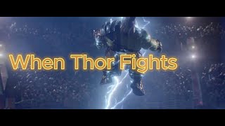 When Thor Fights Thor Ragnarok  Led Zeppelin  Immigrant Song [upl. by Meagher993]