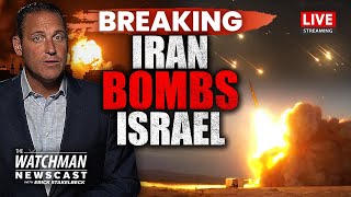 Israel ATTACKED by MASSIVE Iranian Missile Barrage IDF Vows RETALIATION  Watchman Newscast LIVE [upl. by Marni]