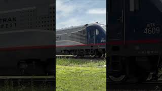 Amtrak 4609 on 391 Departing Rantoul  Full Video Sep 12th  330 CST [upl. by Wasserman]