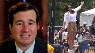 ‘Political cringe’ Alex Stein lampoons AOC for New York rally performance [upl. by Kanal]