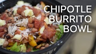 Chipotle Burrito Bowl  Homemade High Protein Cutting Recipe [upl. by Maxwell]