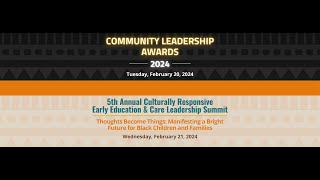 5th Annual Culturally Responsive Early Education amp Care Leadership Summit amp Leadership Awards [upl. by Ennayk373]