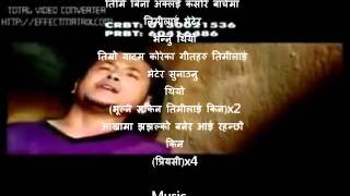 Priyasi Timro Yaad Karaoke Music Track Mahesh Thulung [upl. by Artened]