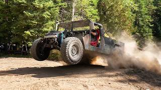 LS Swapped Humvee gets Custom Suspension [upl. by Imled]