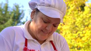 In the kitchen at Fattoria La Vialla Tuscan wild boar stew with Sugo Finto sauce [upl. by Anuat]