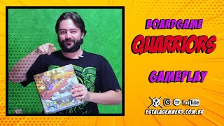 Estalagem Nerd  Quarriors Boardgame Gameplay [upl. by Amalee]