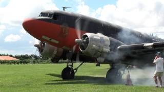 C47 departs Richards Field [upl. by Lerej]