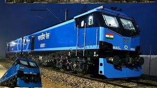 Alstom WAG12 12000 Hp INDIAS Most Powerful ALSTOM Prima Locomotive  CAB View amp Inauguration [upl. by Nnylidnarb]