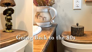 How To Make Your Toilet Look Pretty  TOILET TOPPER TUTORIAL [upl. by Gene]