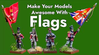 WARGAMING FLAGS Easy Guide for Making Your Miniatures Look Awesome  Historical Models amp Dioramas [upl. by Corsiglia109]