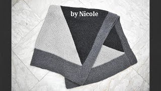 Coperta patchwork ai ferri per principianti tutorial maglia [upl. by Sajovich]