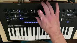 Korg minilogue XD Patches and Sequences NO TALKING [upl. by Clarance662]