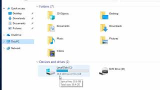 How to Check Your Disk Space in Windows 10 [upl. by Hillegass]