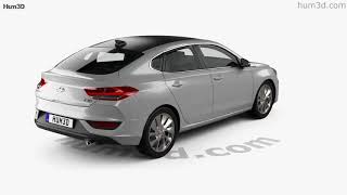 Hyundai i30 fastback 2020 3D model by 3DModelsorg [upl. by Otto]