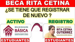 Ya tengo la Beca BENITO JUAREZ ¿Es necesario que me registre a la BECA RITA CETINA Secundaria 🤔 [upl. by Zil]