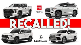 GAME OVER Toyota RECALLS New Turbo V6 Engines in Multiple Toyota and Lexus Trucks amp SUVs [upl. by Lan]